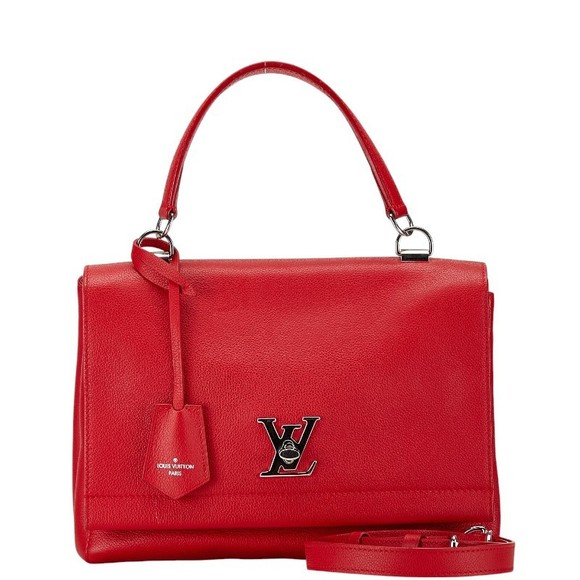 Lock Me Minibag In Ruby Red Grained Leather 6314135 main image 1